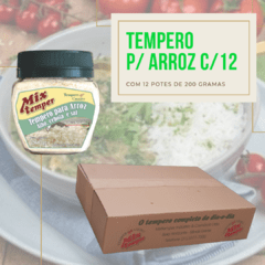 Caixa com 12 potes Tempero para Arroz 200 gramas