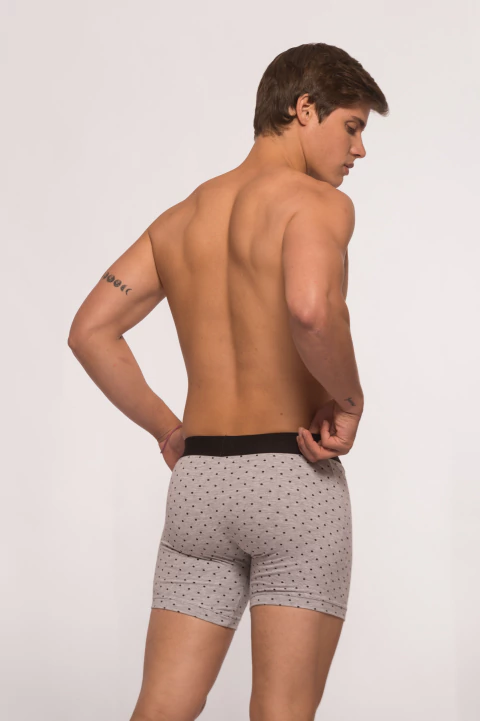 Imagen de Bóxer algodón y lycra LARGO ESTAMPADO