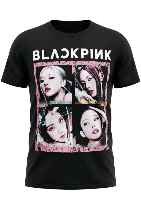Remera Black Pink