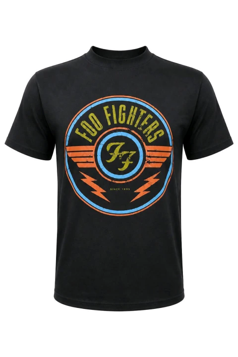 Remera Foo Fighters - logo rayos