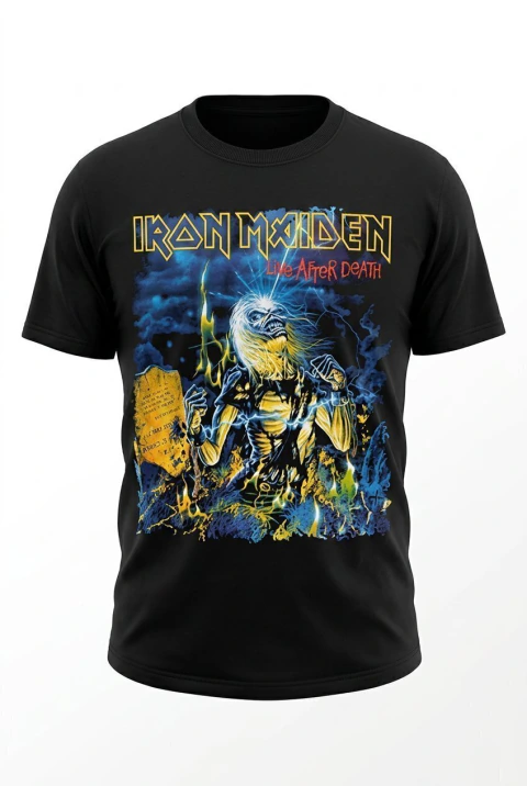 Remera Iron Maiden - Live after death