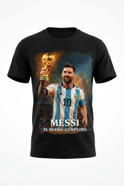 Remera Messi - El sueño cumplido