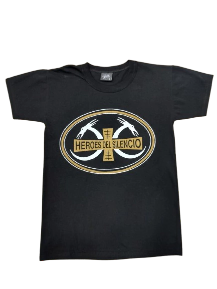 Heroes del Silencio logo dorado