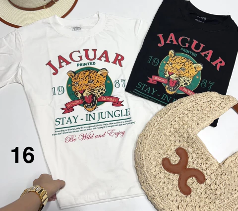 Tee Shirts Jaguar Algodao