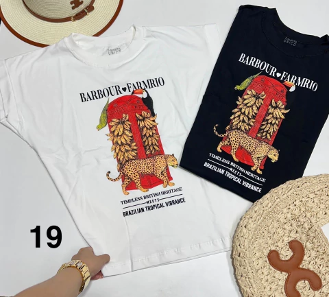 Tee Shirts Barbour Farm Rio Algodao