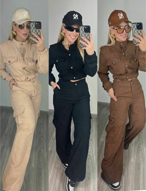 Conjunto Cotelê Cargo