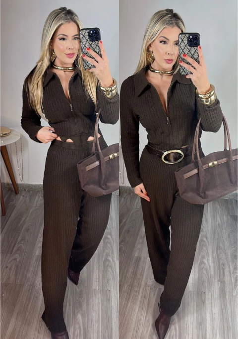 Conjunto Tricô Mousse Eleonor