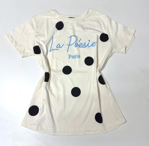 Tee Shirts Poa Algodão