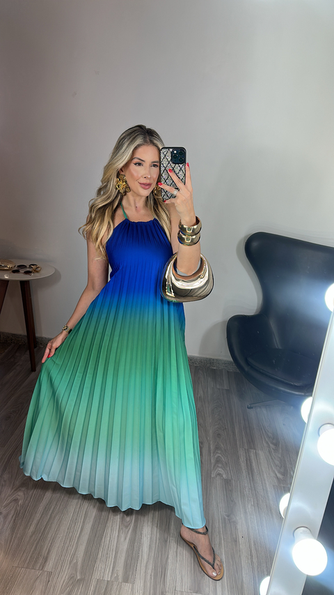 Vestido Santorini Plissado - comprar online