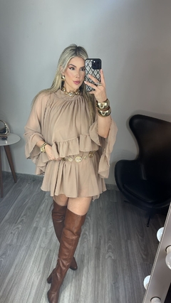 Conjunto Vestido + Poncho - comprar online