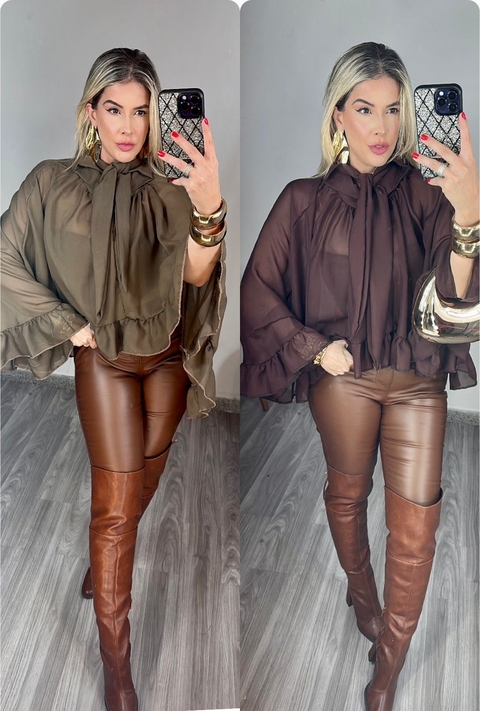 Blusa Poncho