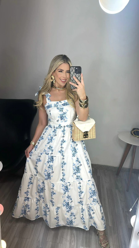 Vestido Melinda Azul