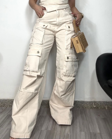 Calça Alcance Cargo Aveia
