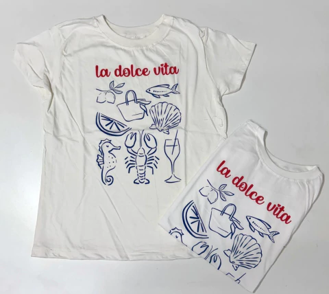 Tee Shirts La Dolce Vita Algodao
