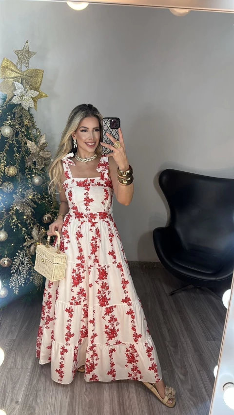 Vestido Melinda Vermelho