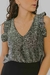 Blusa Marvi - Musculosa volado lurex - comprar online