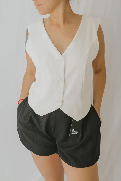 Chaleco Dilon - Crepe Sastrero - comprar online