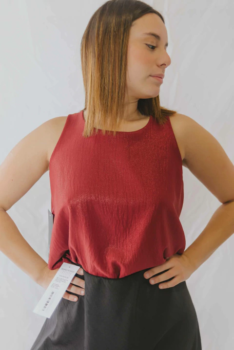 Blusa Lupe - Boton Cey brillo - comprar online