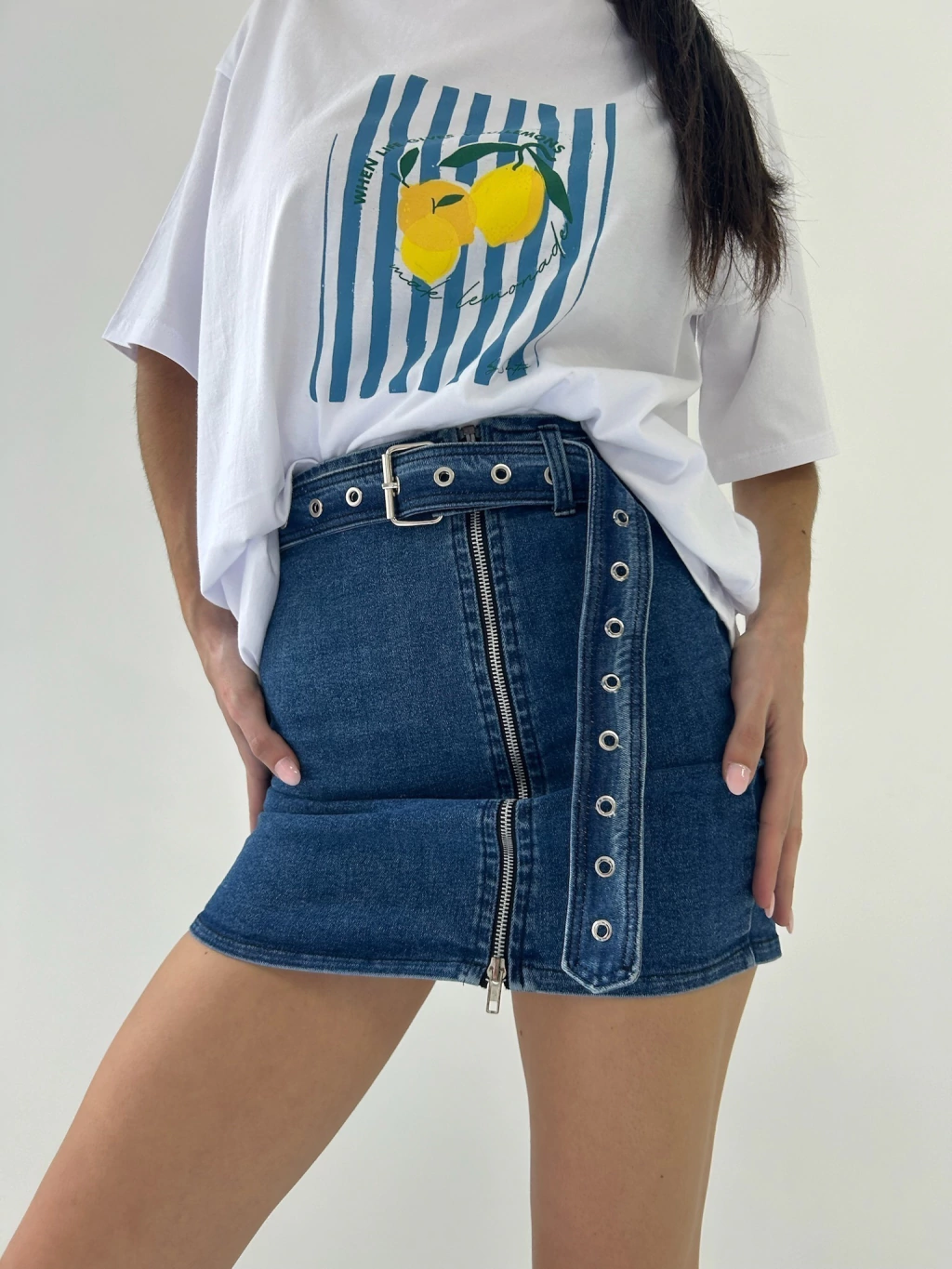 Pollera Retro Denim | Sintra