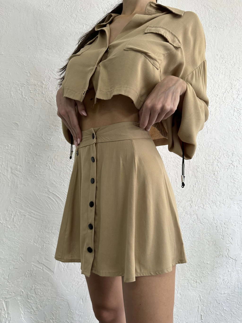 Pollera Flamingo Beige | Sintra