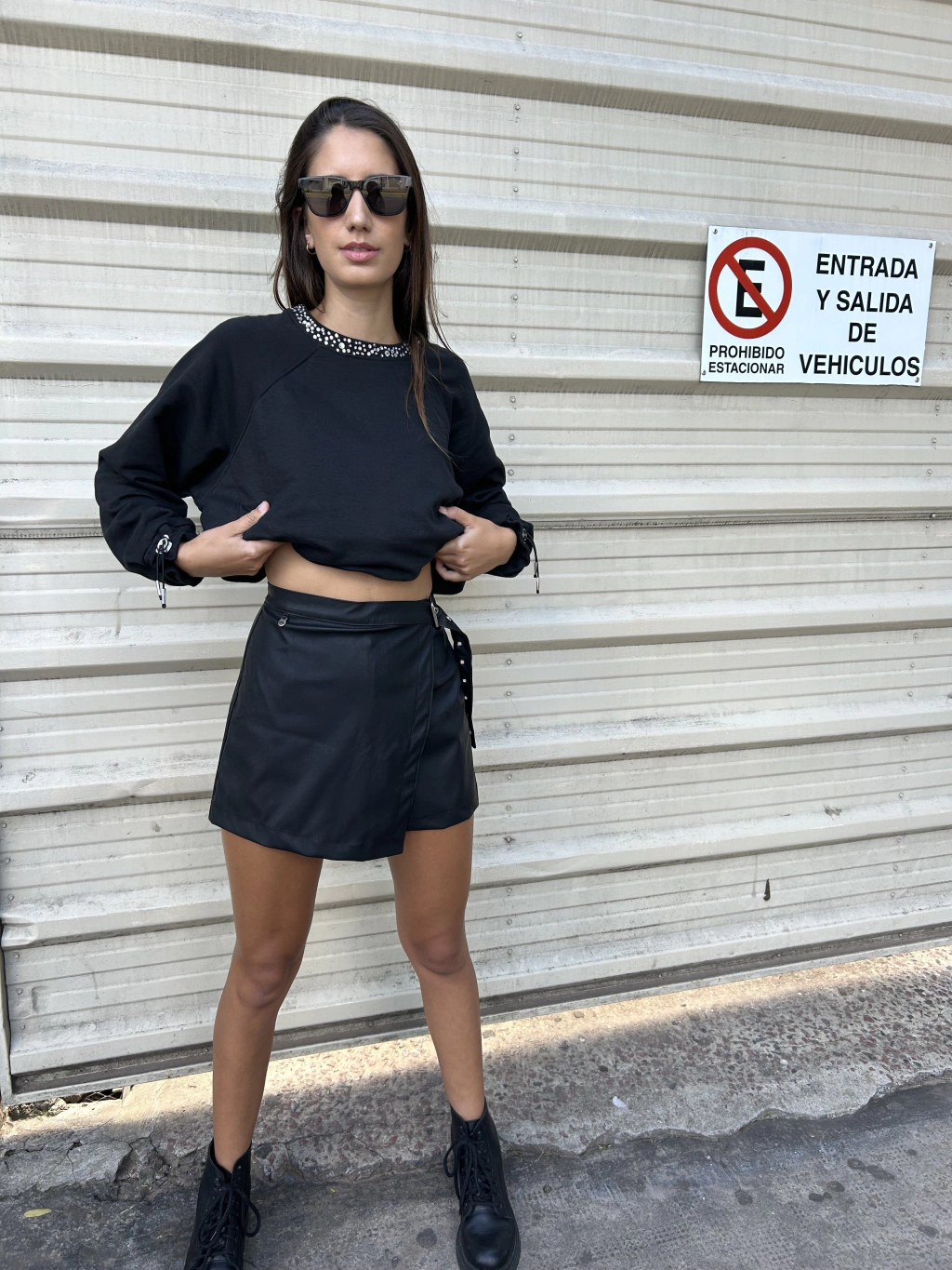 Skort Incitación Negro | Sintra