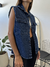 Chaleco Cheetah denim - tienda online
