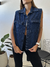 Chaleco Cheetah denim - comprar online