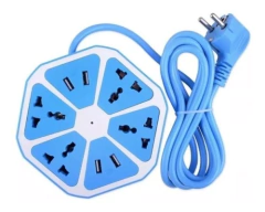 Zapatilla HEINZ Hexagonal Con Puertos USB en internet