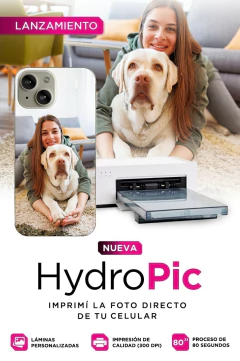 HYDROPIC - Hydrogel Personalizado con Foto Trasera a la medida de tu celular