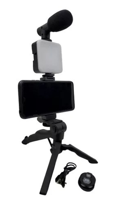 KIT SOPORTE LUZ LED Y MICROFONO - comprar online