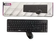 Kit Combo Teclado y Mouse Inalámbrico SOUL OCW150 - comprar online