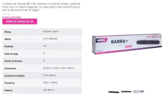 PARLANTE BARRA DE SONIDO SOUL XB 100 - Tutti Frutti Accesorios