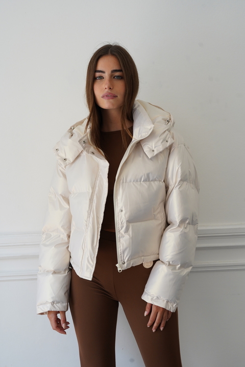 Campera Puffer Madness Crudo