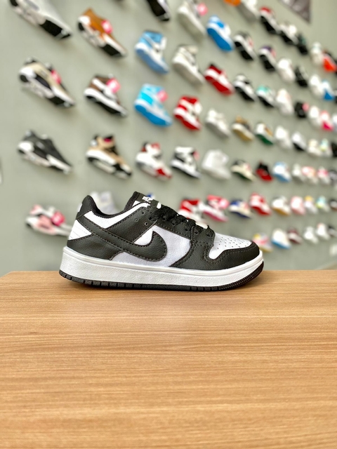 DUNK LOW INFANTIL BRANCO/PRETO