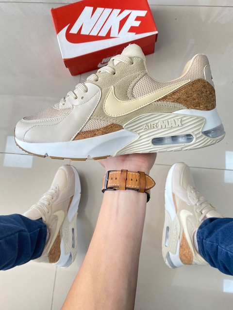 Air Max 90 Excee Bege/Amadeirado