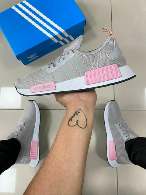 Adidas NMD Cinza/Rosa