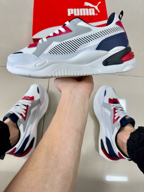 Puma Premium X-Ray 2 Branco/Azul/Vermelho