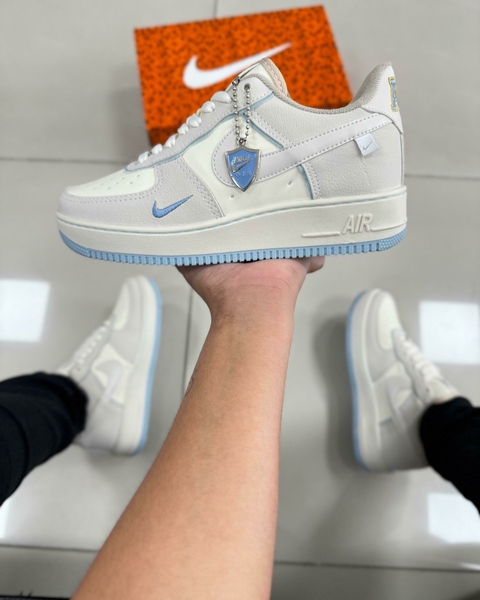 Air Force 1 Premium Liga Azul Bebê