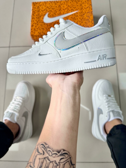 Air Force 1 Premium holografico Branco/cinza - comprar online