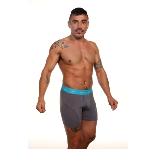 Boxer Nubia Topo turquesa - Narciso