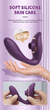 Vibrador succionador y estimulador de punto G, silencioso en internet