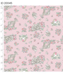 Cire Estampado Ciervo y Flore - comprar online