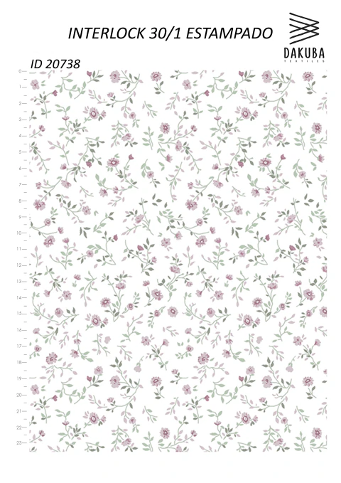Interlock 30/1 florcita - comprar online