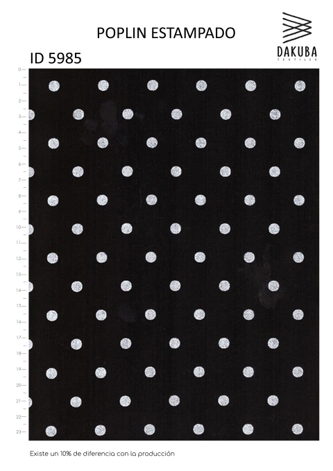 Poplin Estampado LUNARES MEDIO - Dakuba