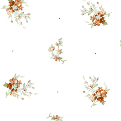 Interlock 40/1 Digital Florcita Liberty Rojo Y Blanco