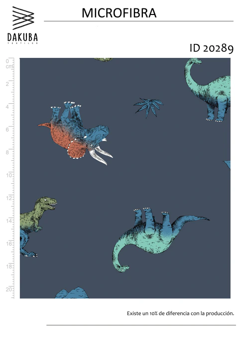Microfibra dinos degrade - comprar online