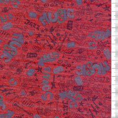 Jersey melange musica - comprar online