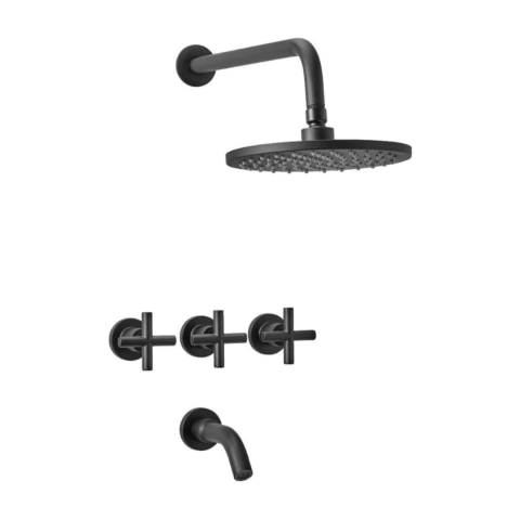 Griferia BLACK VELVET bañera embutir - PEIRANO