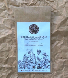 Sobre de semillas de caléndula
