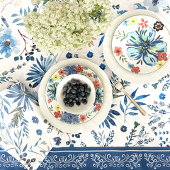 Mantel Blue Flowers en internet